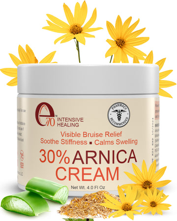 e70 30% Arnica Cream & Roll-On Combo Set