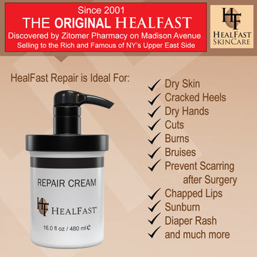 HealFast Repair Cream 16oz Jar Bulk Size    ($176 Value)